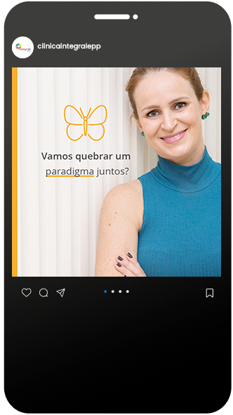 imagem de post do instagram da clínica integrale